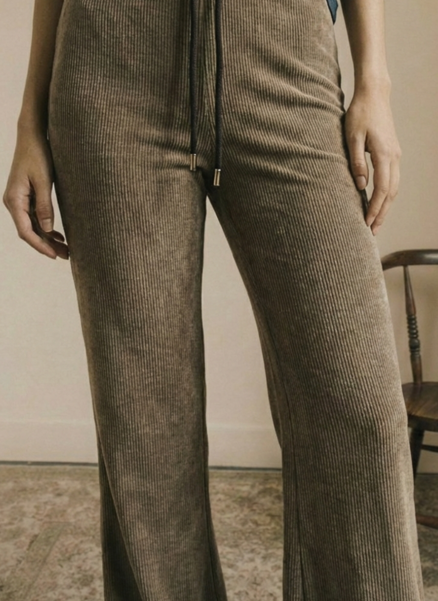 Chocolate Brown Flare Pants