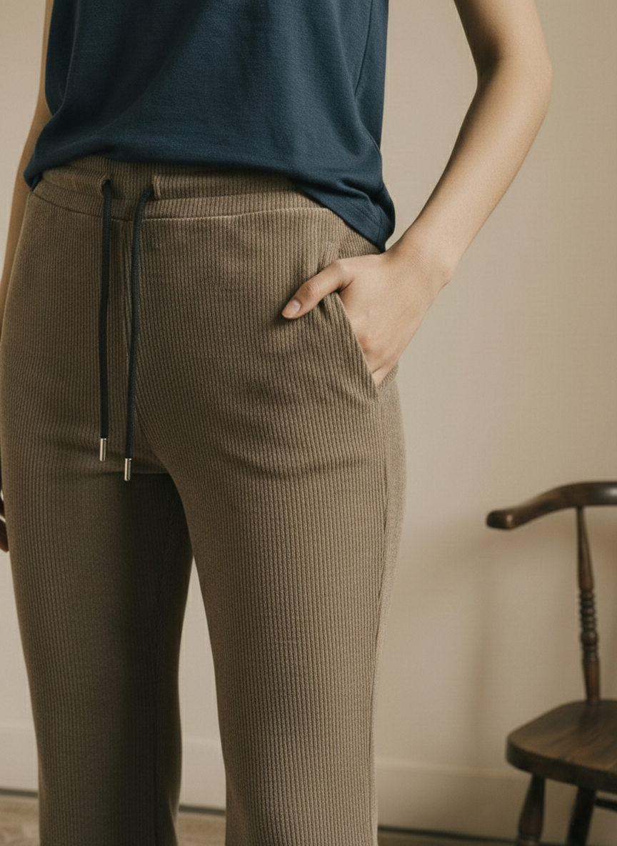 Chocolate Brown Flare Pants