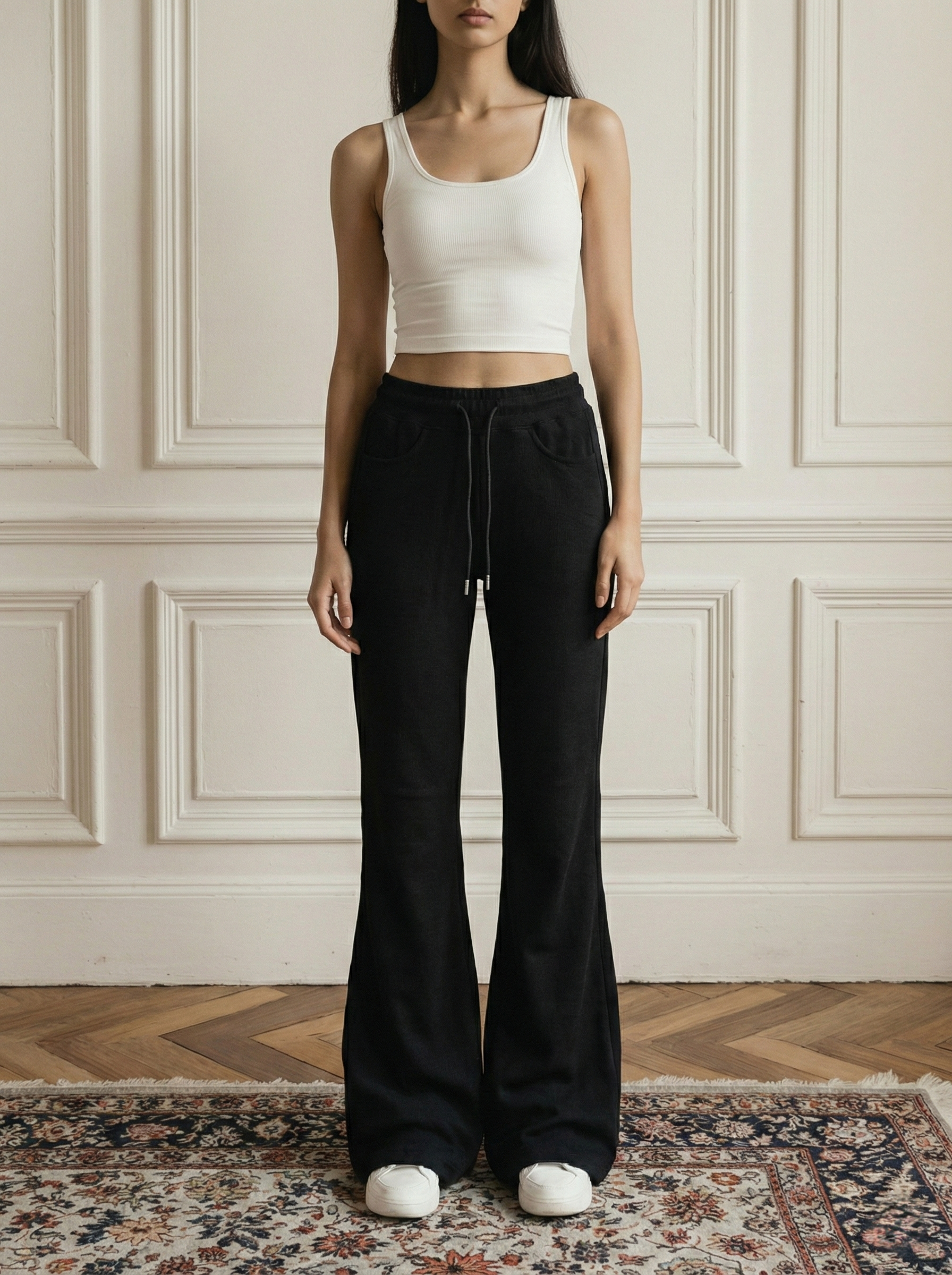 Black Flare Pants