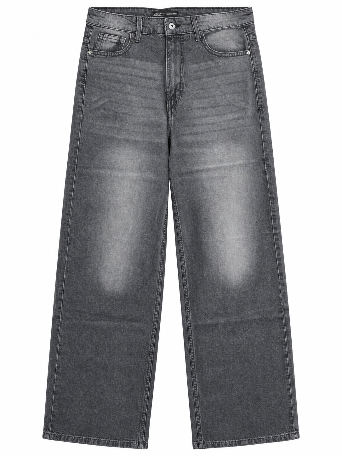 Concrete Grey Baggy Denim -Loose Fit - UNISEX