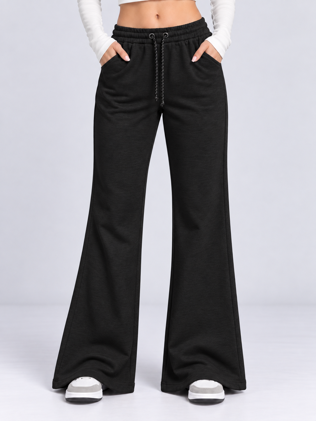 Black Flare Pants
