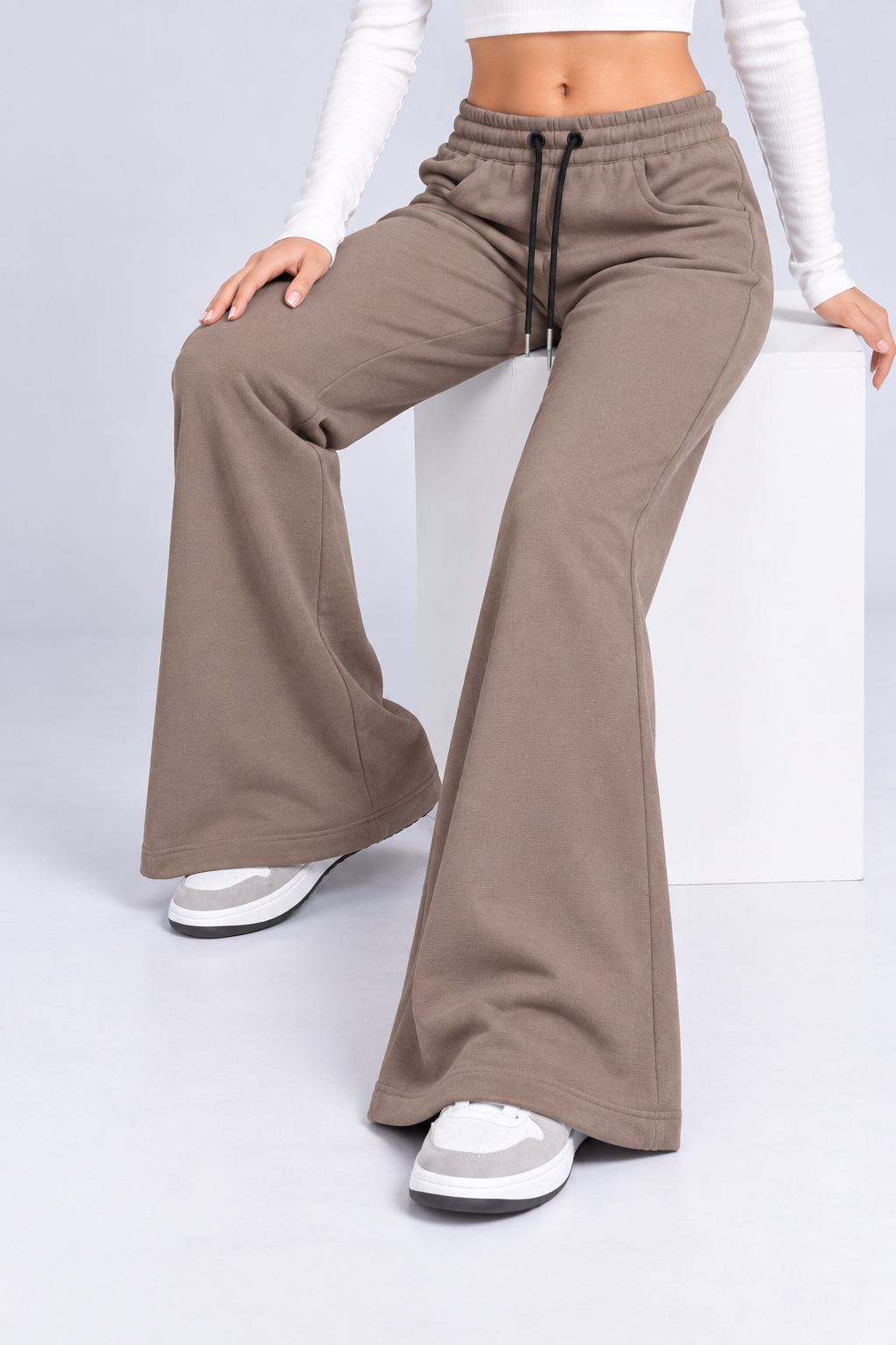 Chocolate Brown Flare Pants