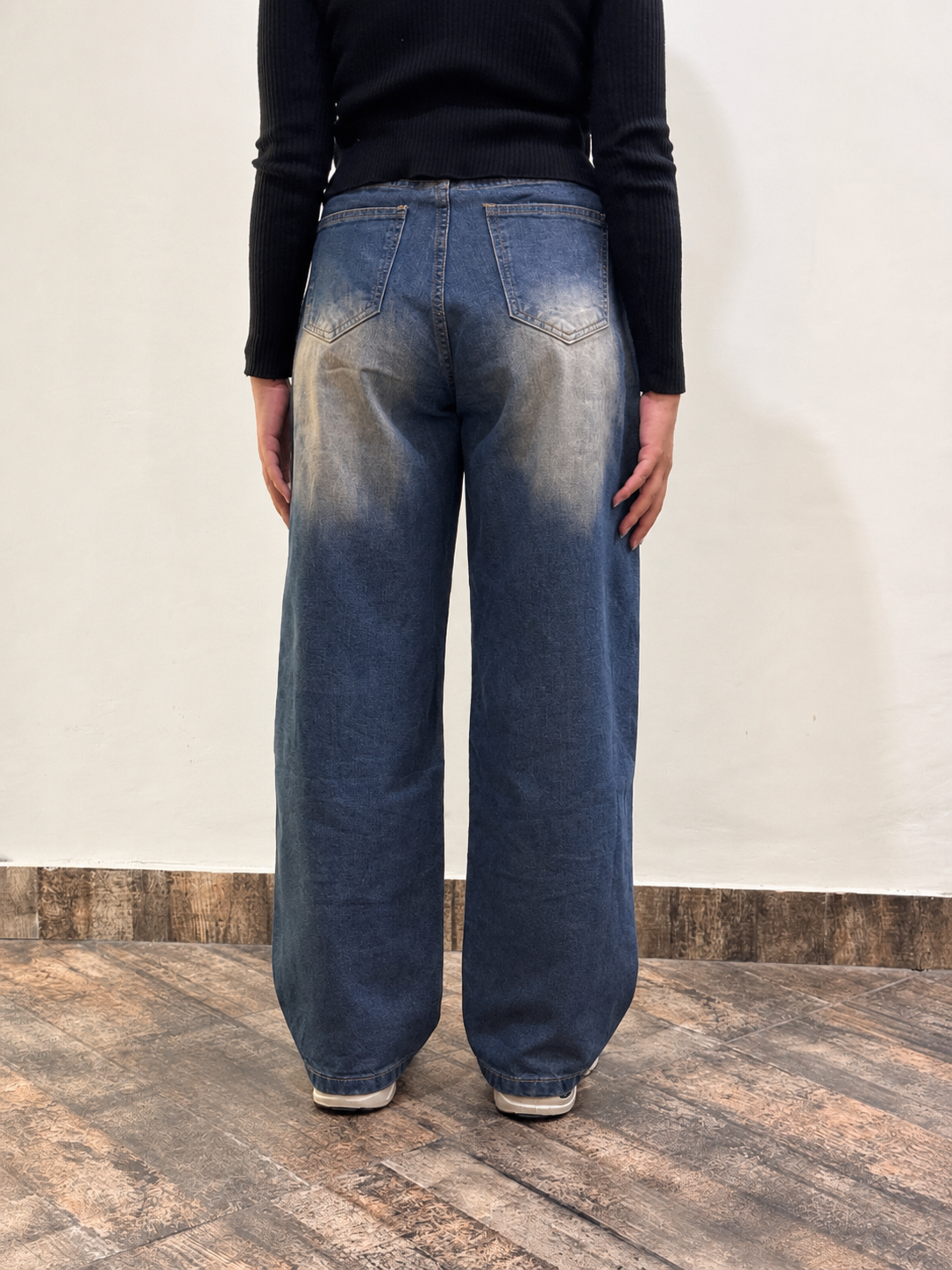 Clay Medium Blue Baggy Jeans