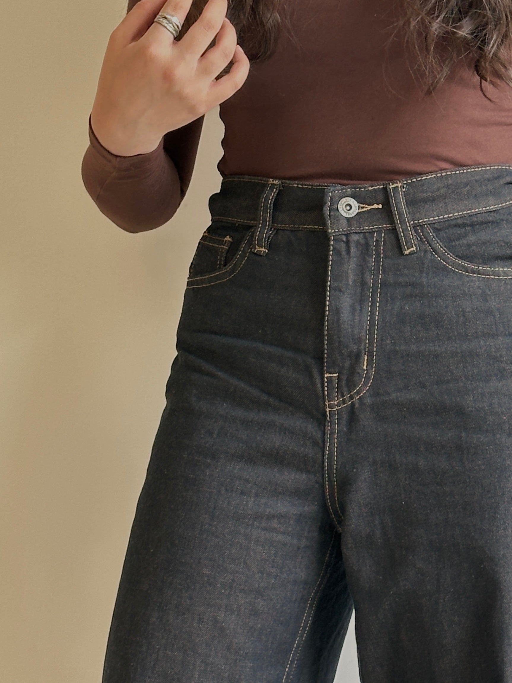 Retro vintage Wide-leg jeans