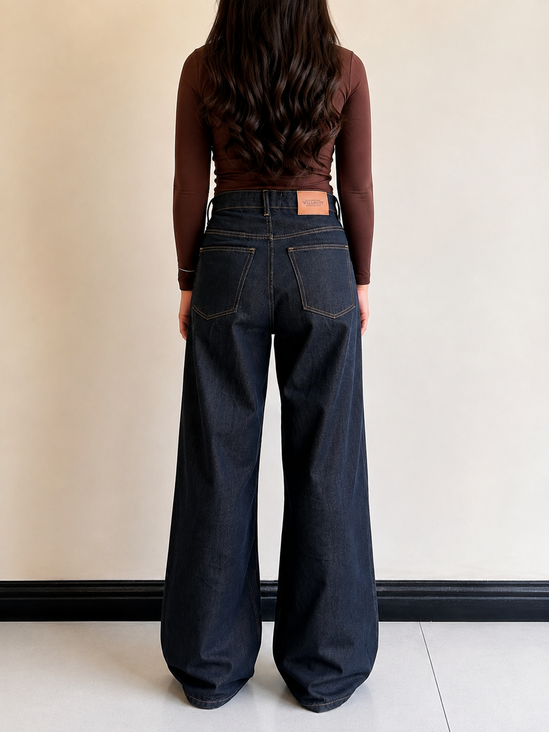 Retro vintage Wide-leg jeans