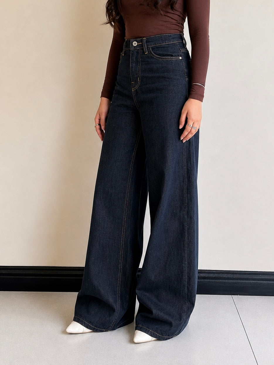 Retro vintage Wide-leg jeans