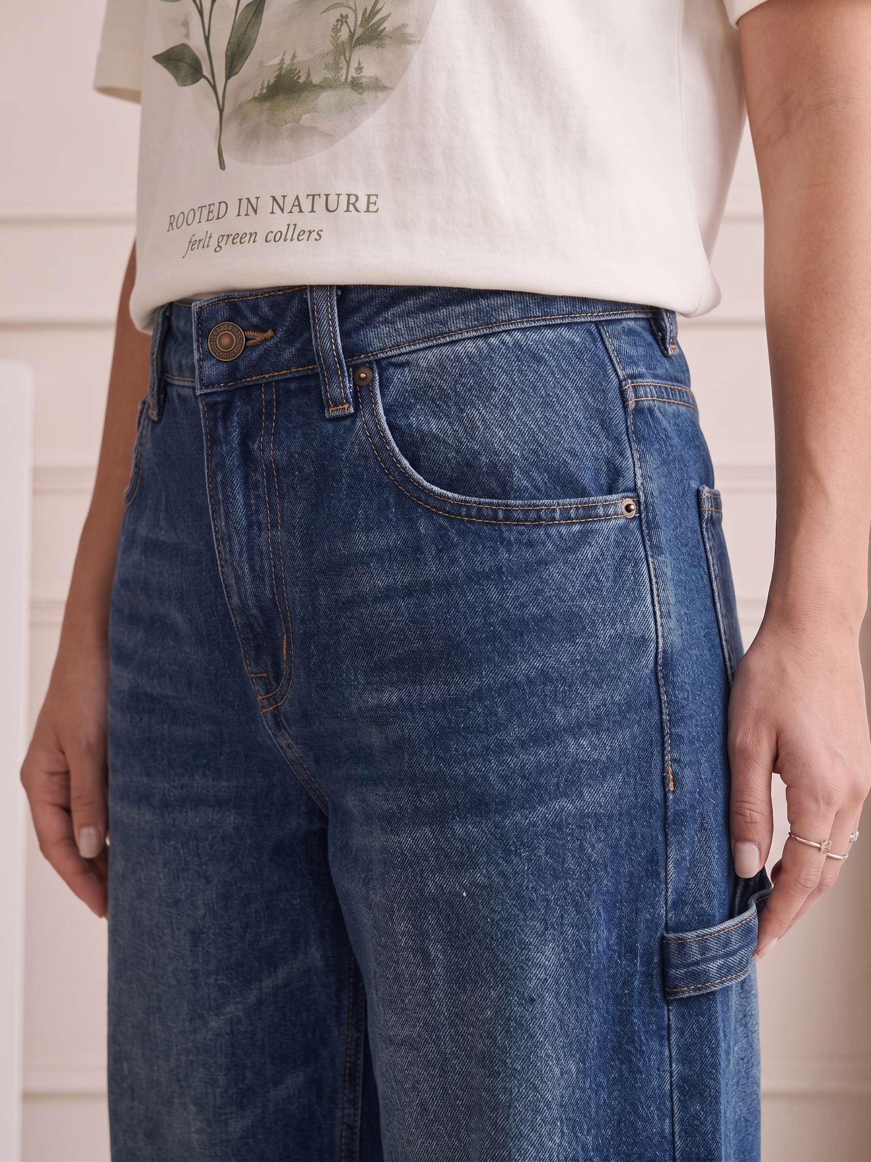 Dark Vintage Carpenter Jeans