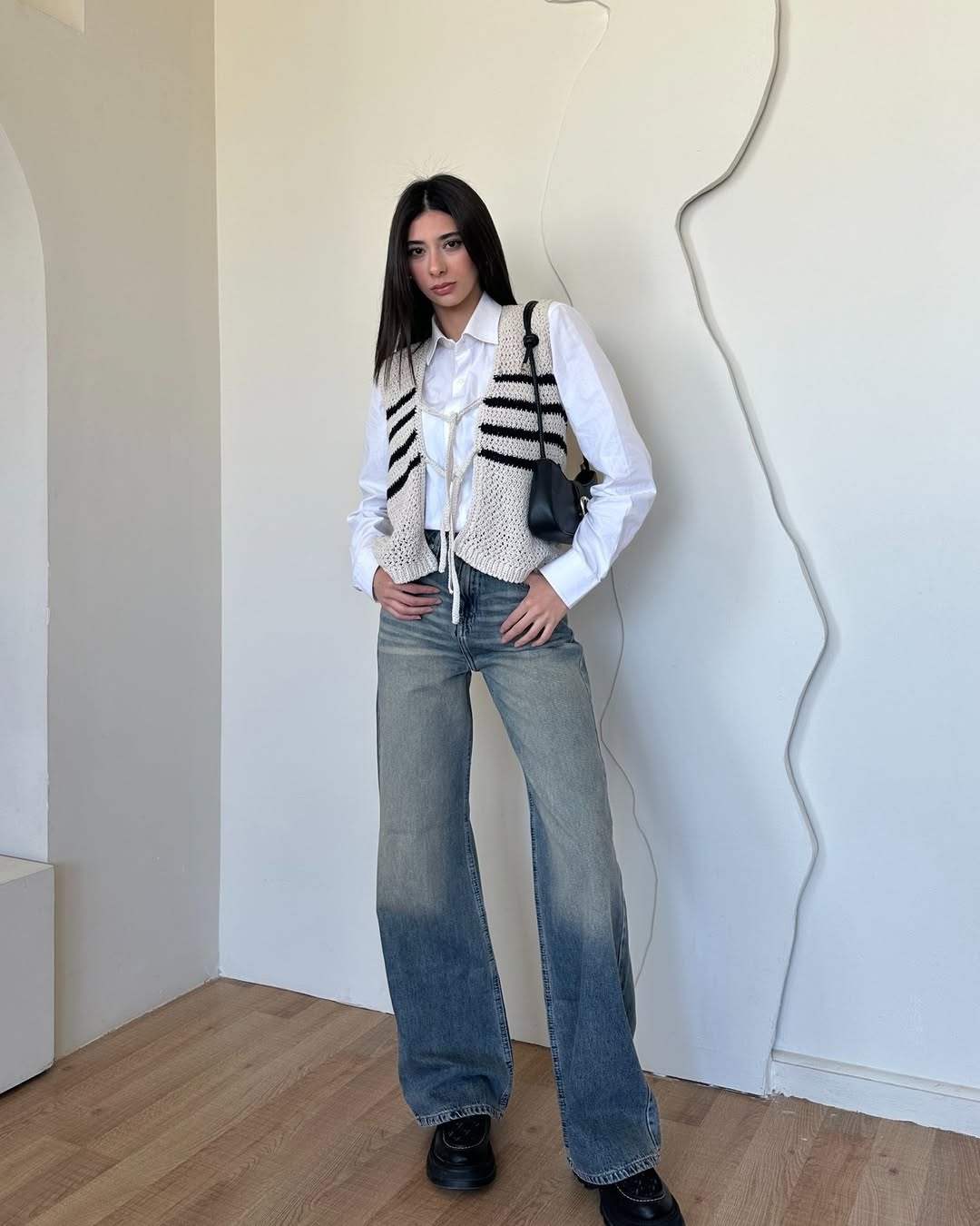 Retro vintage baggy jeans