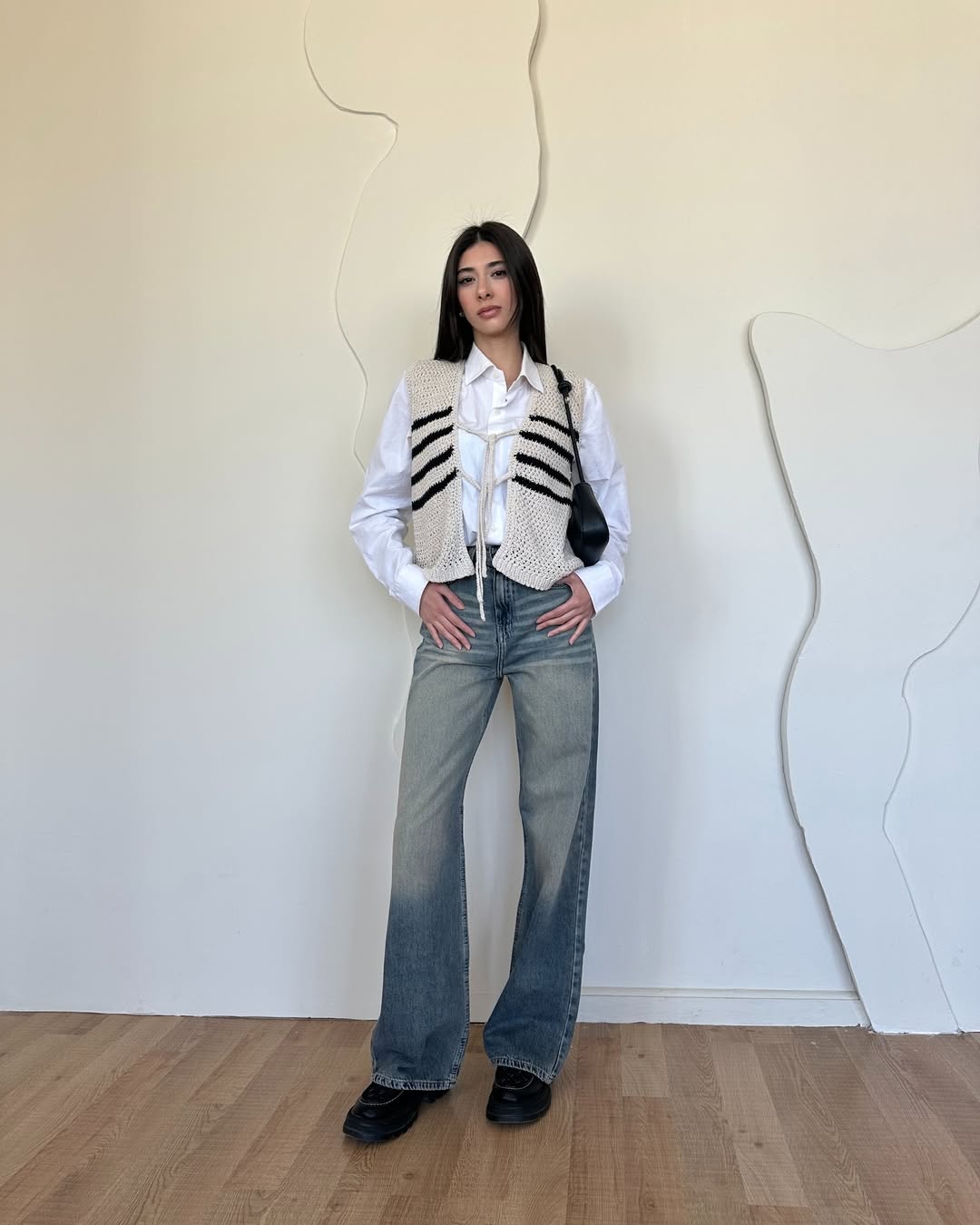 Retro vintage baggy jeans