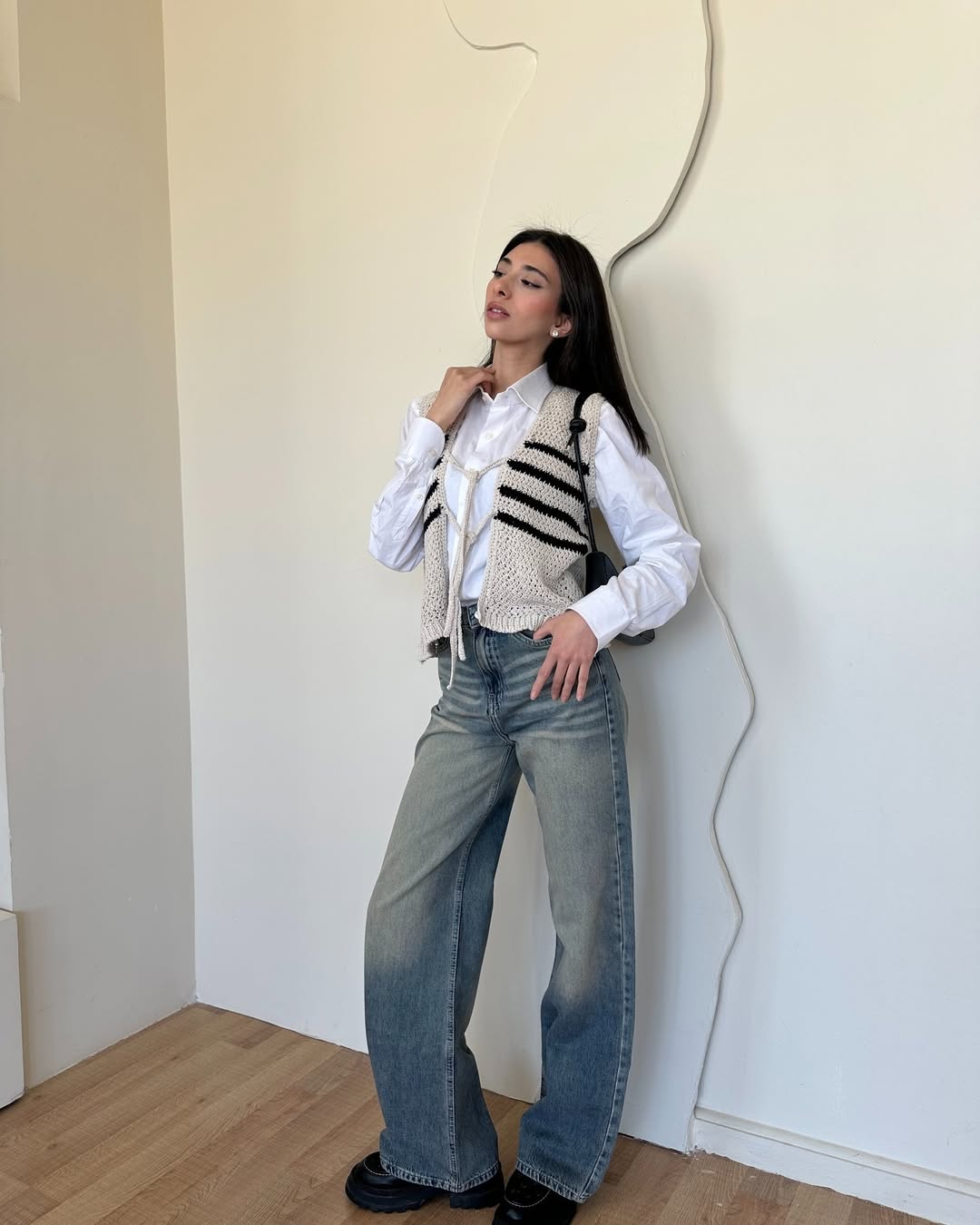 Retro vintage baggy jeans