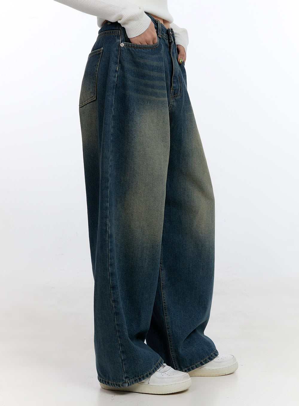Astral Blue Washed Baggy Jeans