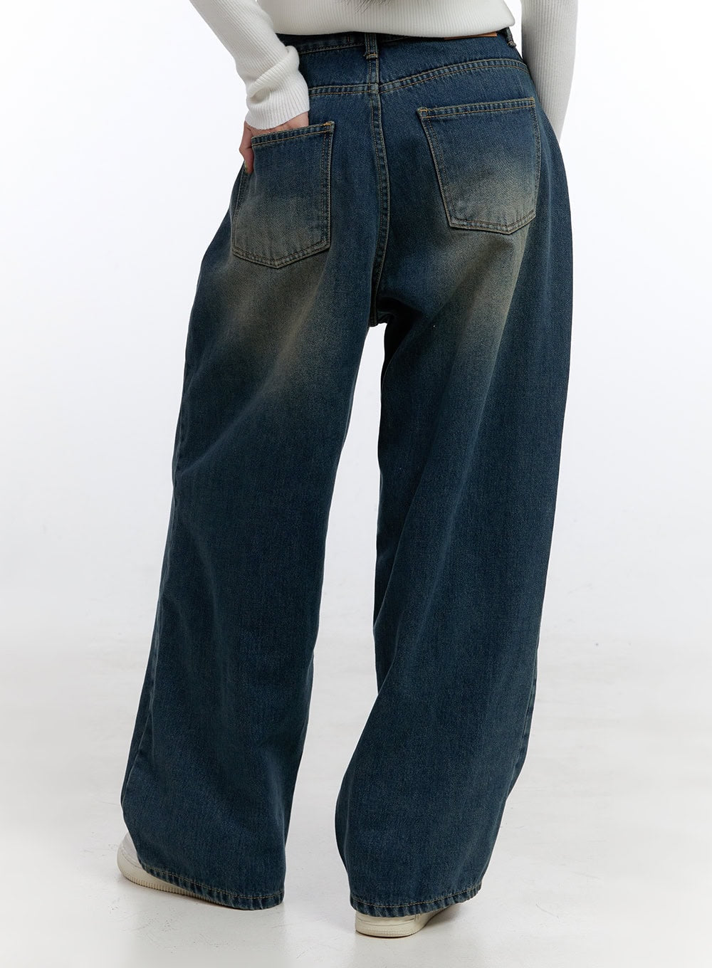 Astral Blue Washed Baggy Jeans